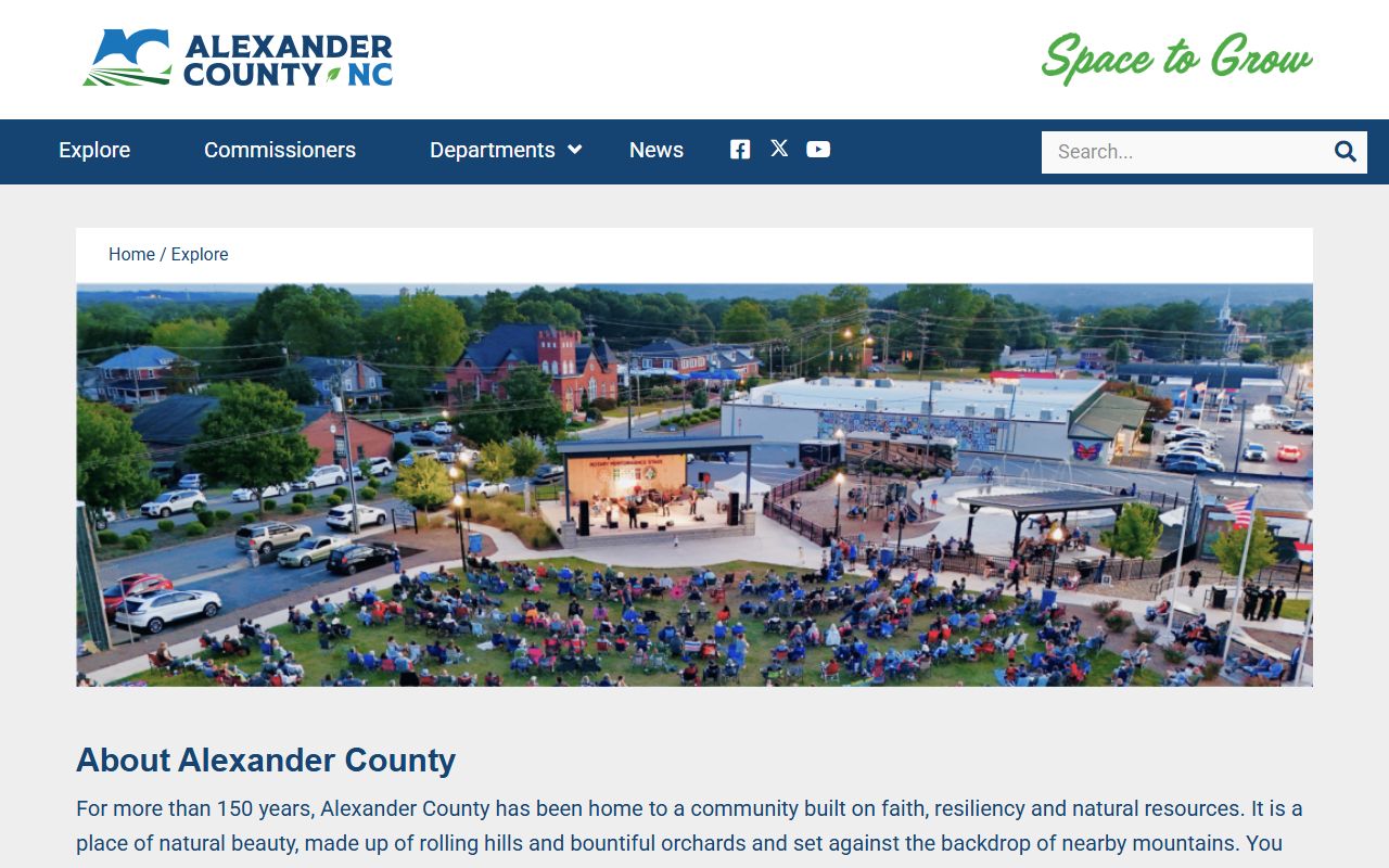 Alexander County court records local history
